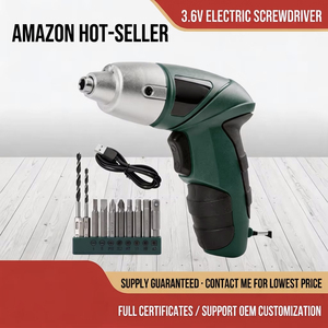 Destornillador eléctrico de 3,6 V y 15 cm, mini taladro inalámbrico para reparaciones de bricolaje - Product Image 3