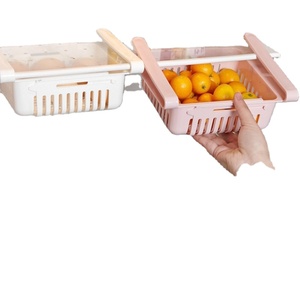Wholesale Crisper Freezer Storage Box Drawer Divider Layer <b>Shelf</b> <b>Basket</b> Flexible Telescopic Cabinet Organizing Supplies - Product Image 2