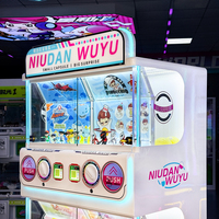 Machine à capsules numérique 4 joueurs avec fentes à prix indépendantes, distributeur d'œufs multi-stations de grande capacité pour parcs d'attractions modernes