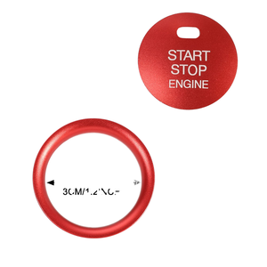 Cubierta Decorativa de Botón de Encendido/Apagado de Motor, de Aleación de Aluminio, Compatible con <span class=keywords><strong>Mazda</strong></span> CX3 CX5 <span class=keywords><strong>MX</strong></span>-<span class=keywords><strong>5</strong></span>, Encendido sin Llave - Product Image 1