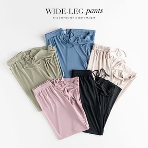 <span class=keywords><strong>Pantaloni</strong></span> Larghi da Donna <span class=keywords><strong>in</strong></span> Morbido Modal con <span class=keywords><strong>Elastico</strong></span> <span class=keywords><strong>in</strong></span> <span class=keywords><strong>Vita</strong></span> e Coulisse, Leggeri e Fluido, Casual, per il Tempo Libero, Disponibili <span class=keywords><strong>in</strong></span> Diversi Colori - Product Image 2