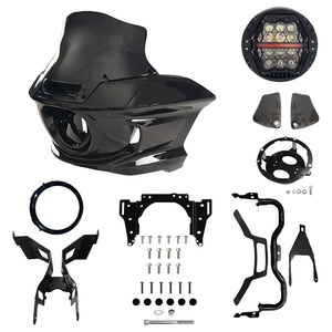 ST fairing Dyna dấu ngoặc fairing đầy màu sắc ST kính chắn gió & 5.75 "LED ST đèn pha cho <span class=keywords><strong>Harley</strong></span> Dyna FXD fxdc fxdls fxdb fxcw Fxdwg - Product Image 2