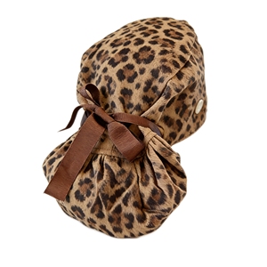 Gorros Quirúrgicos de Talla Grande con Cola de Caballo, Gorros de Trabajo para Enfermeras y Doctores con Logotipo Personalizado, Cintas, Botones y Forro de Satén - Product Image 2