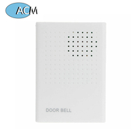 Trắng DC 12V Chào Mừng Có Dây Dingdong Hệ Thống Kiểm Soát Truy Cập Chuông Cửa Giọng Hát Chuông Cửa Văn Phòng Nhà Dây Chuông Cửa