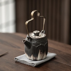 Juego <span class=keywords><strong>de</strong></span> té <span class=keywords><strong>de</strong></span> Kung Fu hecho a mano MSH, tetera pequeña antigua <span class=keywords><strong>de</strong></span> <span class=keywords><strong>gres</strong></span>, tetera individual - Product Image 6