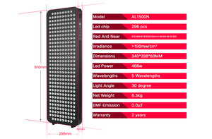 2025 OEM Liệu Pháp Ánh Sáng Màu Đỏ Bảng Điều Chỉnh 466W Đầy Đủ Cơ Thể Hồng Ngoại LED Nhà Sản Xuất Thiết Bị Hồng Ngoại Liệu Pháp Ánh Sáng Màu Đỏ Thiết Bị Cho Phòng Tắm Hơi - Product Image 2