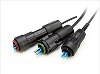 Bobine de câble FTTA 2/4/6 cœurs 5,0 mm - Trunk ST310 HXB11 HXB13 HXB15 / HXB13 - Connecteur de fibre optique pour liaison ferroviaire à grande vitesse HXB13
