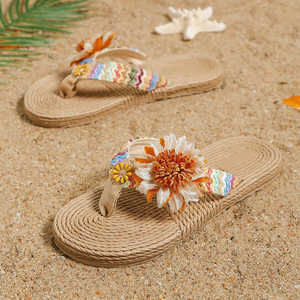 New Arrival Women EVA Thick Heel Beach Sandals Heightening <b>Clogs</b> Round Toe Fashion Summer Slip-On Flip Flops - Product Image 3