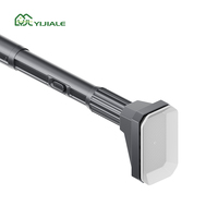 YIJIALE Tringle à rideau robuste en acier au carbone de 32 mm, réglable de 27,6 à 47,2 pouces, à réglage rapide en un clic, 100 % contrôlée qualité, pour éclairage latéral