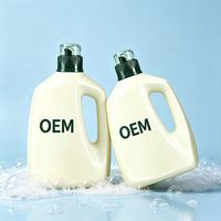 Détergent à lessive liquide OEM portable, antibactérien, parfum jasmin, sans microplastiques, écologique pour les vêtements