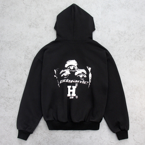 Sweat-shirts à capuche surdimensionnés personnalisés pour hommes, en coton épais 100%, vierges, à enfiler, avec poche, pour impression, unisexe, streetwear, fabricants - Product Image 2