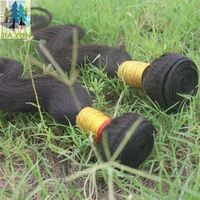#27 Tóc Sóng Sâu Màu Vàng Mật Ong Tóc Dệt Với Tóc Người Brazil Remy 3 Bó Với Ren Đóng Cửa