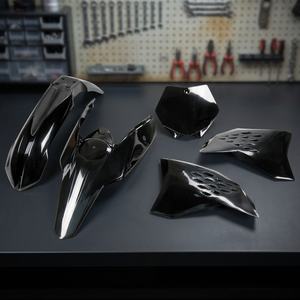 Kit di plastica nera per KTM SX 125 2007-2010 accessori moto - Product Image 2