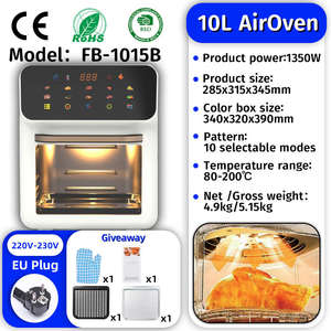 कारखाने प्रत्यक्ष उच्च गुणवत्ता वाली बड़ी क्षमता टचस्क्रीन स्टेनलेस स्टील दोहरी टोकरी खिड़की और घर के लिए दृश्यमान एयर फ्रायर - Product Image 5