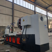 Tour à métaux horizontal robuste Yade CNC CW61125*2000, alésage de broche 130 mm, diamètre de rotation 1600 mm, fonctionnement automatique 4 axes