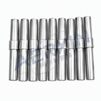 Pin Shaft Shoulder Pin External Snap Ring Groove 40Cr Alloy Steel Suku Cadang Otomotif Pin Penanda untuk Truk Bus Tugas Berat