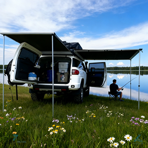 Auvent de voiture multifonctionnel, tente latérale comme pare-soleil, abri contre la pluie et annexe de couchage - Product Image 5