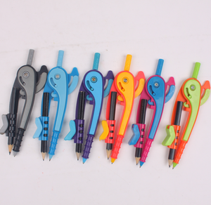 Trẻ Em Chuyên Nghiệp Bút Chì La Bàn Thiết Lập Với Vòng Tròn Bán Kính Kích Thước Cai Trị Bán Buôn Đầy Màu Sắc Nhựa La Bàn Cho Học Sinh Trung Học - Product Image 5