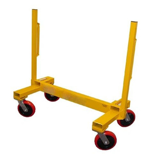 JH-Mech Heavy Duty Transport Freinage Pivotant Verrouillage Roulette Matériau Panneau <span class=keywords><strong>Bois</strong></span> Acier Cloison Sèche Chariot - Product Image 1