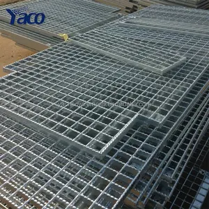 Ağır galvanizli drenaj Metal Mat basın kaynaklı galvanizli örgü çelik ızgara