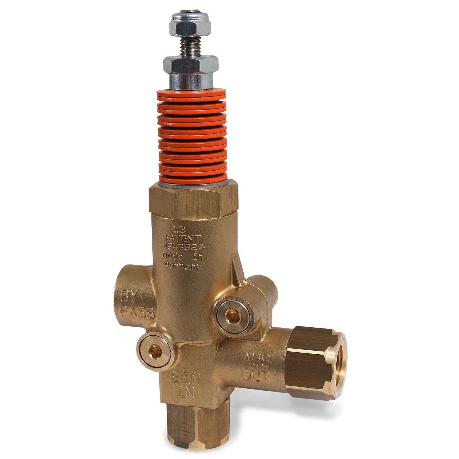 Клапан регулировки давления, латунные детали горячей ковки для мойки высокого давления