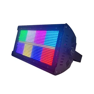 Penjualan langsung pabrik lampu panggung LED untuk DJ klub pesta DMX dikontrol 1000W RGBW lampu strobo LED warna penuh