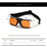 OEM ODM Lunettes de sport unisexes multicolores compatibles avec les verres de myopie, 100% anti-lumière bleue, verres larges orange, TPE PC, boucle rotative