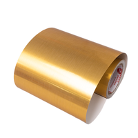 Papier Glassine Premium 80g Imprimable Jet d'Encre, Autocollant PET Doré Brossé Auto-Adhésif pour Emballage de Produits Cosmétiques et de Beauté