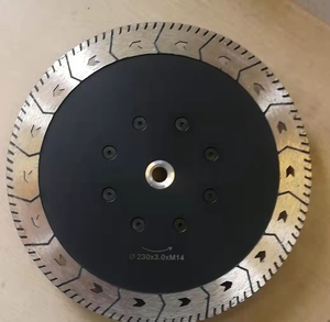 Disco de hoja de corte de diamante de 5 pulgadas con brida M14 5/8 ''-11 para segmentos de aleación de acero de piedra de mármol de granito uso húmedo y seco - Product Image 4