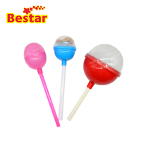 Sucette géante super dure aux fruits, avec jouet surprise, multicolore, emballée en cadeau, délicieuse et satisfaisante, 18-24