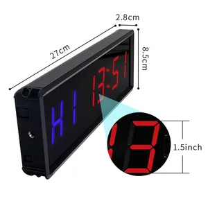 Multi Programmable Led Timer Wireless Countdown Timer Remote Control Gym Timer Wall Installation Count Down/count up Electronic