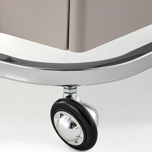 Nieuwe hoogwaardige beautytool salon <span class=keywords><strong>trolley</strong></span>, rollende multifunctionele gouden frame beauty <span class=keywords><strong>trolley</strong></span> met dubbele opbergruimte - Product Image 6