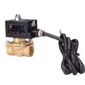 Vanne solénoïde en laiton DN20 AC 220V, type à diaphragme, pour le contrôle du gaz et de l'eau, usage industriel - Product Image 1