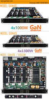 Amplificateur de puissance GAN haute puissance 4*650 Watt Fonctionnement stable sur 2 ohms Amplificateur numérique pour système de haut-parleurs Line Array