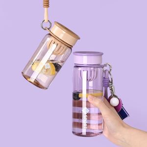 Cute Water Bottle Portable With <b>Tea</b> <b>Infuser</b> <b>Tea</b> Water Separation High Appearance New Style Simple Portable Cup Water Jug - Product Image 1
