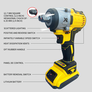 Máy vặn bu lông dùng pin không dây 20V, loại công nghiệp, mới năm 2025, sử dụng pin Lithium-ion 21V - Product Image 4
