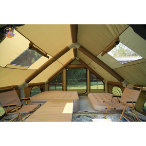 Ngoài trời di động không thấm nước <span class=keywords><strong>Inflatable</strong></span> cắm trại Lều nhanh chóng tự động mở 6.3m Oxford cho các sự kiện đám cưới bên - Product Image 4