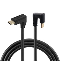 Câble de chargeur USB3.1 de type C en forme de U de 0,3 m, 180 degrés, 10G 60W 4K 60HZ