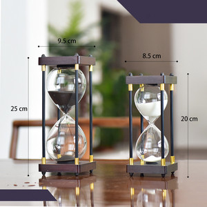 Minuteur créatif rétro en verre de 30 <span class=keywords><strong>minutes</strong></span>, anti-chute, pour décoration - Product Image 5