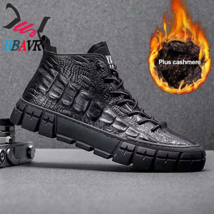 Chaussures hautes décontractées chaudes pour hommes, nouvelle mode automne-hiver 2020 - Product Image 2