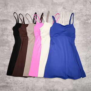 Gonna da Golf da <span class=keywords><strong>donna</strong></span> Sexy <span class=keywords><strong>leggera</strong></span> e ad asciugatura rapida abito da Golf con copri seno vestiti per Fitness <span class=keywords><strong>tuta</strong></span> sportiva da <span class=keywords><strong>donna</strong></span> - Product Image 5