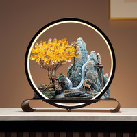 Nouvelle sculpture artistique en résine époxy, style chinois, représentant des montagnes et des rivières, pour la décoration intérieure du salon
