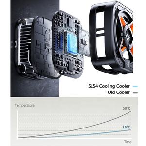 Ventilateur de Refroidissement SMONAMA SL54 ROG RGB pour Téléphone Portable, Refroidisseur Magnétique à Semi-conducteur TEC Peltier avec Affichage Numérique 5V 3A 15W - Product Image 3