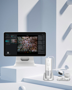 Machine d'analyseur de cheveux de test cutané/dispositif d'analyseur de scanner facial/analyse de scanner de cheveux et de peau - Product Image 5