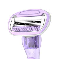 KL-S411LO KAILI 4 lames femmes nouveaux rasoirs offres Hebdomadaires grand système de lubrification mode rasage en ligne lame de rasoir