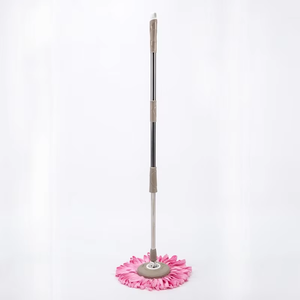 Dooso Home Kitchen Productos <span class=keywords><strong>de</strong></span> limpieza Fregona <span class=keywords><strong>de</strong></span> microfibra giratoria sin esfuerzo y cubo con ruedas Set Fregonas Limpieza <span class=keywords><strong>de</strong></span> pisos - Product Image 2