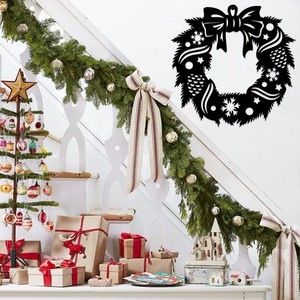 Decorazioni Natalizie per Esterni, Ornamenti in Ferro Battuto per Porte e Pareti, Stile Moderno e Semplice, Decorazioni da Appendere per Corridoi e Ingressi - Product Image 1