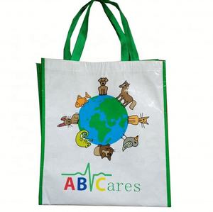 Bolso de compras laminado reciclado RPET patrón de dibujos animados no tejido - Product Image 2