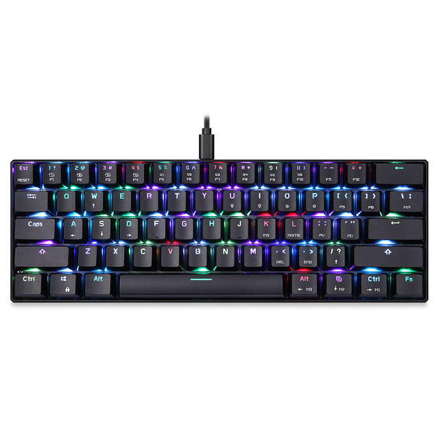 OEM Hotswap Rgb Gaming Hot Swap Mechanical Keyboard 60% Mechanic Teclado Gamer Keyboard Gk 61 Keys Lcd