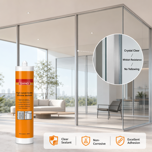 Scellant en silicone acétique imperméable pour <span class=keywords><strong>baignoire</strong></span>, scellant en silicone pour salle de bain, scellant pour carrelage céramique - Product Image 5